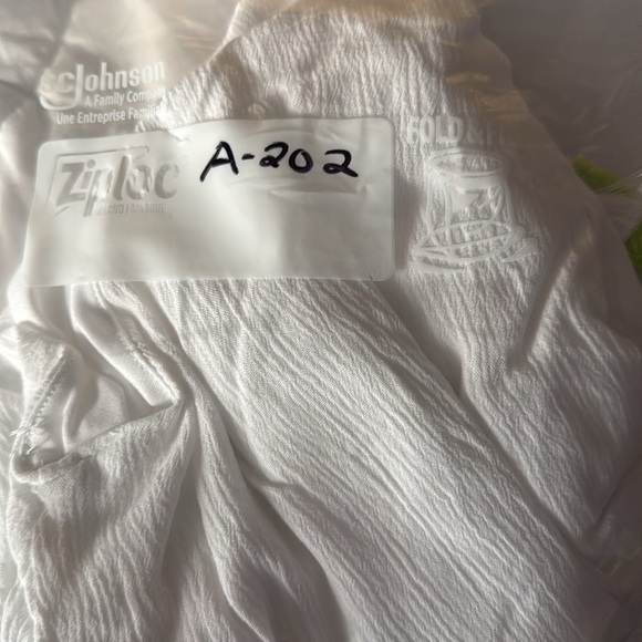 Hailey Lyn Sleeveless Layered Halter Tank Coverup White Colorful Tassels S EUC - Picture 7 of 8